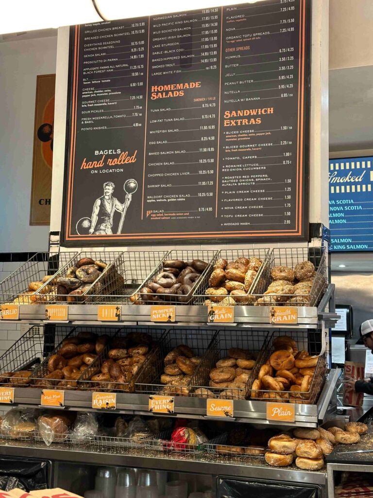 紐約美食｜Leo’s Bagels ：曼哈頓金融區必吃貝果專門店，排隊也值得！