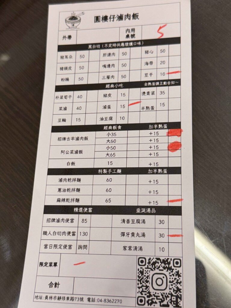 彰化員林｜圓樓仔滷肉飯：限量版皮蛋滷肉飯超讚！是我目前吃過皮蛋給最多的！