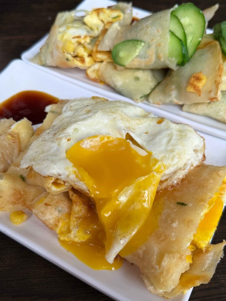 台中美食｜高農咖啡早餐屋：近期吃到最健康又好吃的蛋餅！