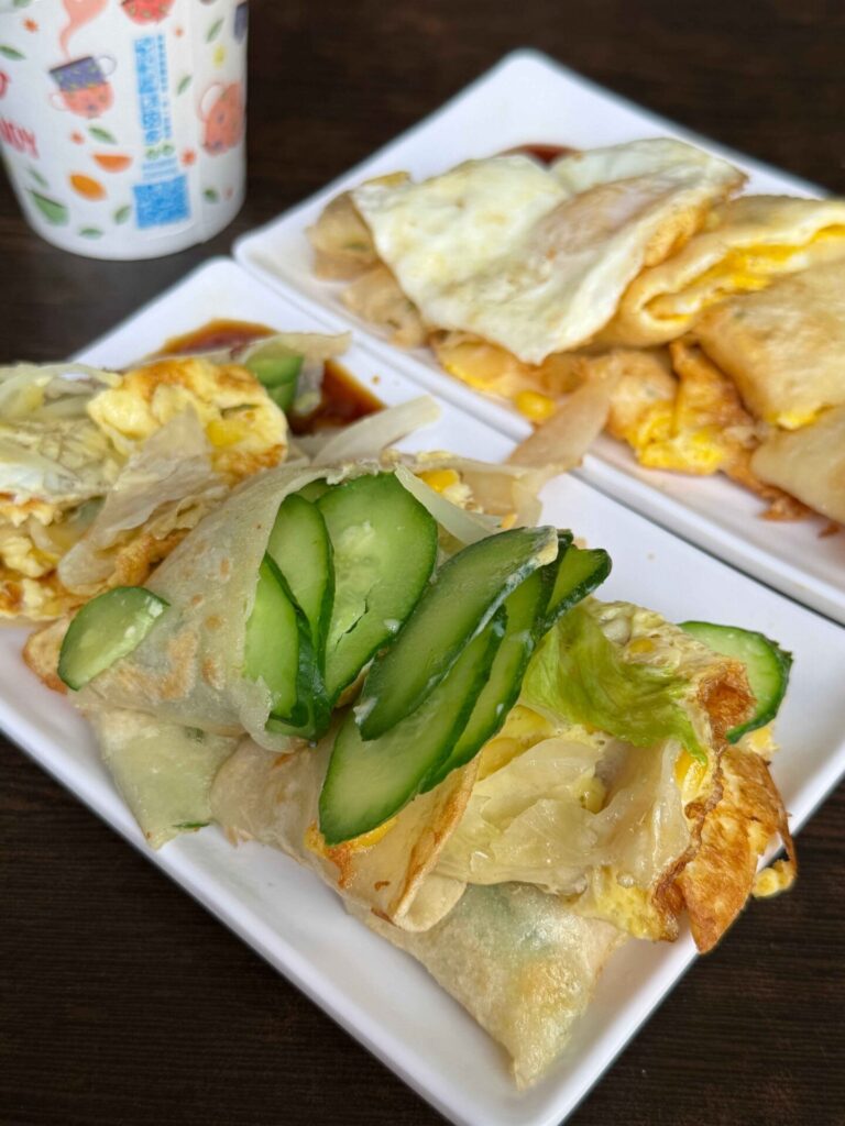 台中美食｜高農咖啡早餐屋：近期吃到最健康又好吃的蛋餅！