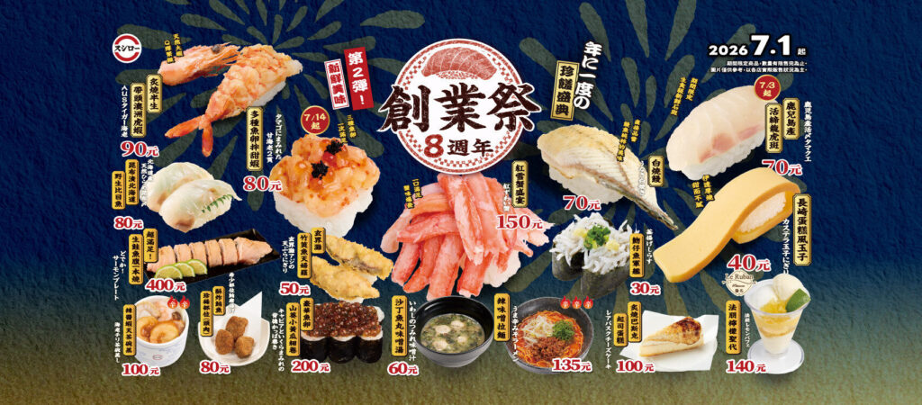 壽司郎｜大推酥炸鮪魚，彌補沒吃到一本鮭的難過！壽司郎｜炸鮪魚竟然有肉汁，長崎蛋糕風玉子口感也超特別！